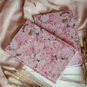 A5 Notebook - Pink Roses Design