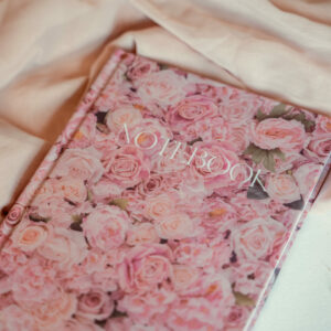 A4 Jumbo Notebook - Pink Roses Design