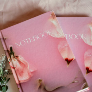 A5 Notebook - Floating Petals Design